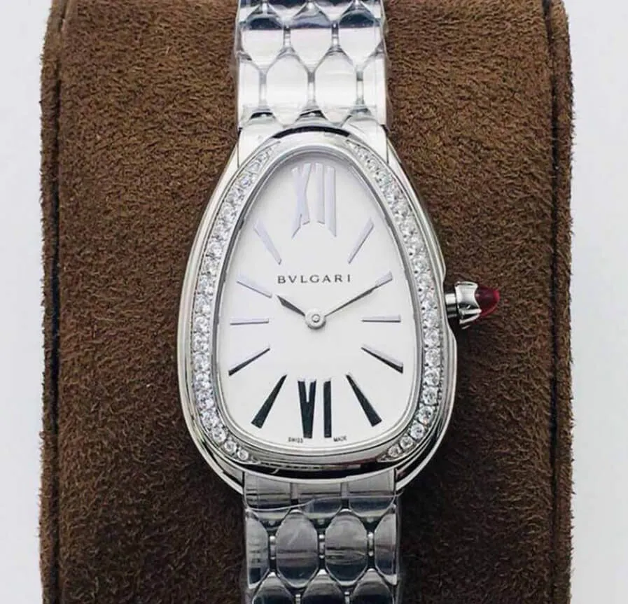 Bvlgari Serpenti 103361 BV Factory 1:1 Best Edition Replica Watch Silver Strap