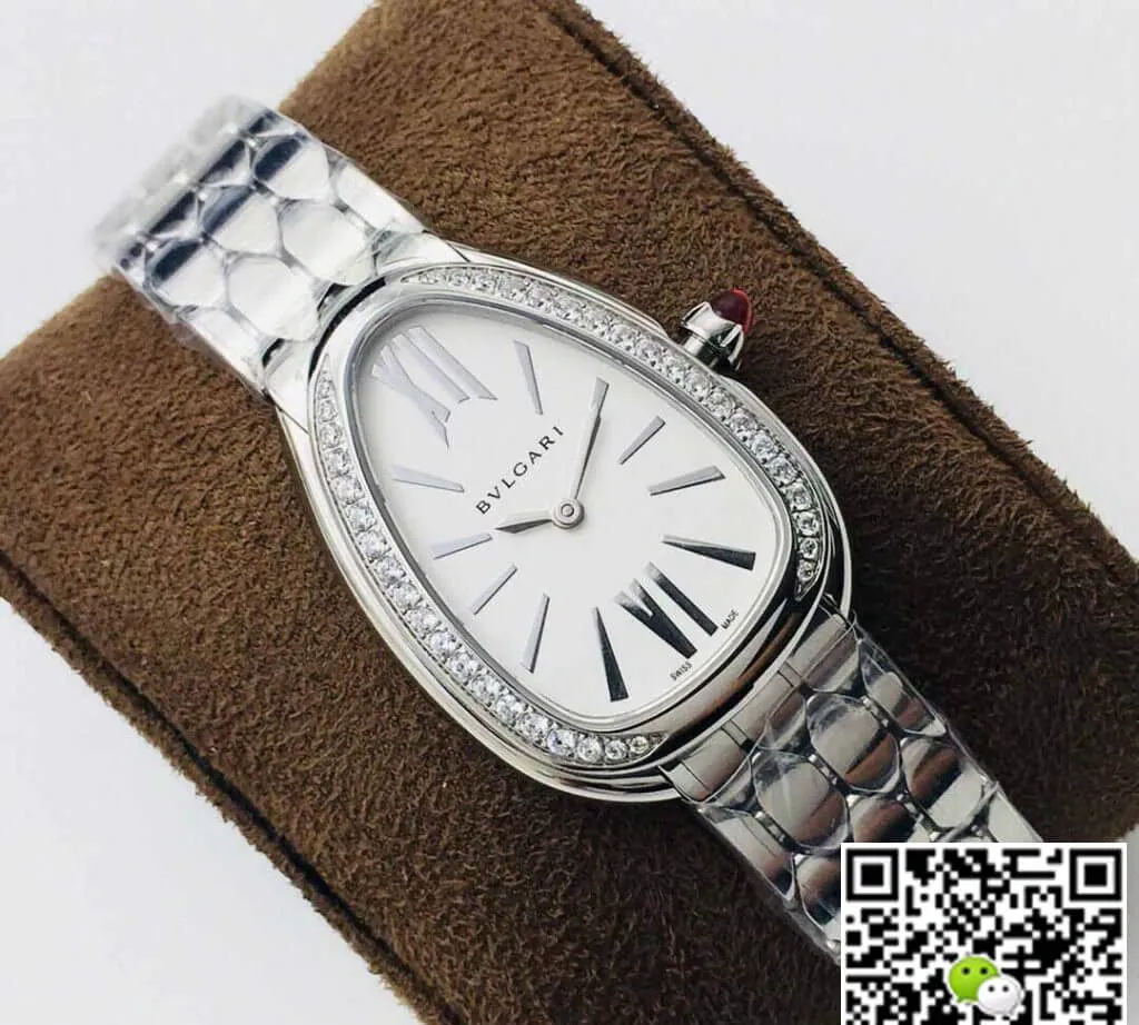 Bvlgari Serpenti 103361 BV Factory 1:1 Best Edition Replica Watch Silver Strap