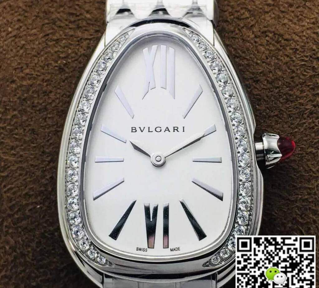 Bvlgari Serpenti 103361 BV Factory 1:1 Best Edition Replica Watch Silver Strap