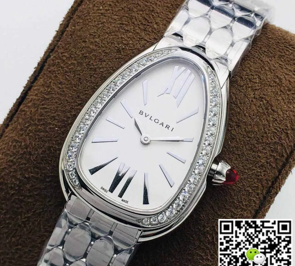 Bvlgari Serpenti 103361 BV Factory 1:1 Best Edition Replica Watch Silver Strap