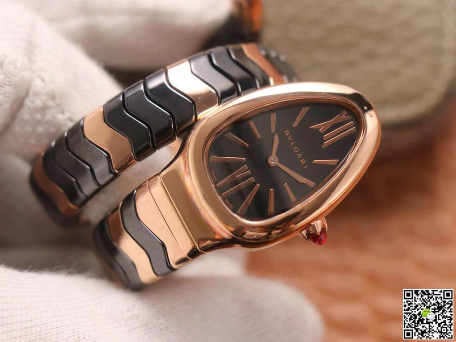 Bvlgari Serpenti BV Factory 1:1 Best Edition Replica Watch Black Dial