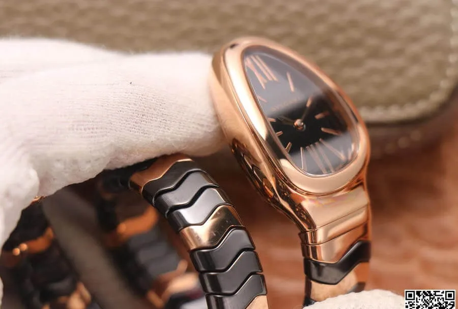 Bvlgari Serpenti BV Factory 1:1 Best Edition Replica Watch Black Dial