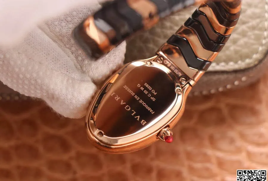 Bvlgari Serpenti BV Factory 1:1 Best Edition Replica Watch Black Dial