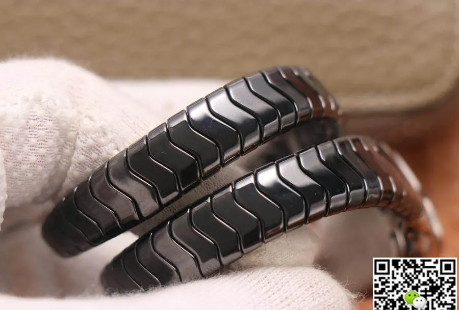 Bvlgari Serpenti BV Factory 1:1 Best Edition Replica Watch Ceramic Black Case