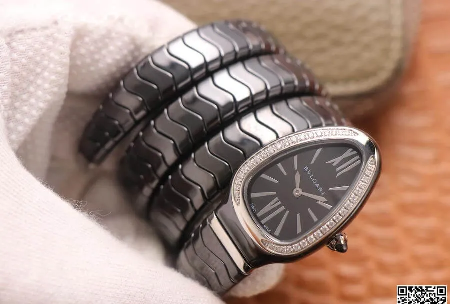 Bvlgari Serpenti BV Factory 1:1 Best Edition Replica Watch Diamond Bezel