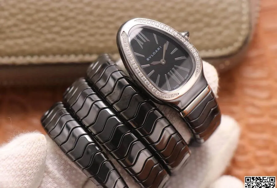 Bvlgari Serpenti BV Factory 1:1 Best Edition Replica Watch Diamond Bezel
