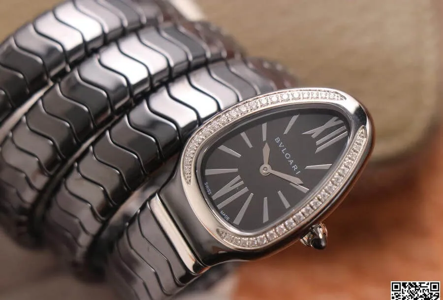 Bvlgari Serpenti BV Factory 1:1 Best Edition Replica Watch Diamond Bezel
