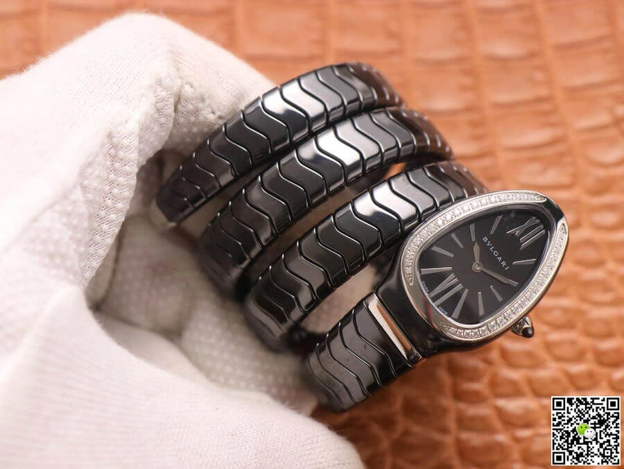 Bvlgari Serpenti BV Factory 1:1 Best Edition Replica Watch Diamond Bezel