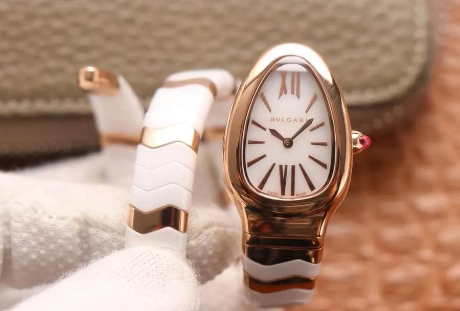 Bvlgari Serpenti BV Factory 1:1 Best Edition Replica Watch Stainless Steel Bezel