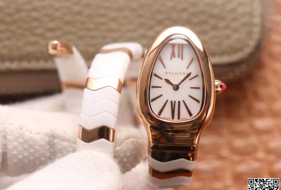Bvlgari Serpenti BV Factory 1:1 Best Edition Replica Watch Stainless Steel Bezel