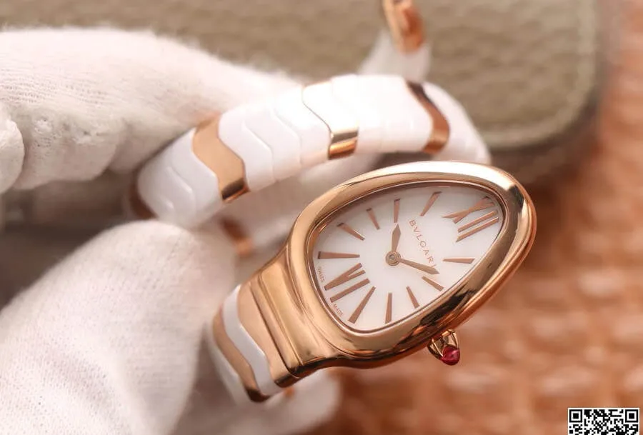 Bvlgari Serpenti BV Factory 1:1 Best Edition Replica Watch Stainless Steel Bezel