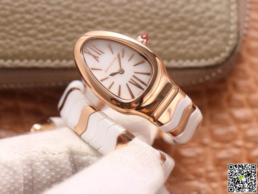 Bvlgari Serpenti BV Factory 1:1 Best Edition Replica Watch Stainless Steel Bezel