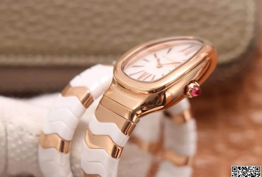 Bvlgari Serpenti BV Factory 1:1 Best Edition Replica Watch Stainless Steel Bezel