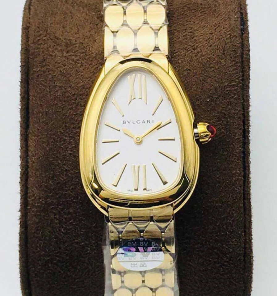 Bvlgari Serpenti BV Factory 1:1 Best Edition Replica Watch Yellow Gold Strap