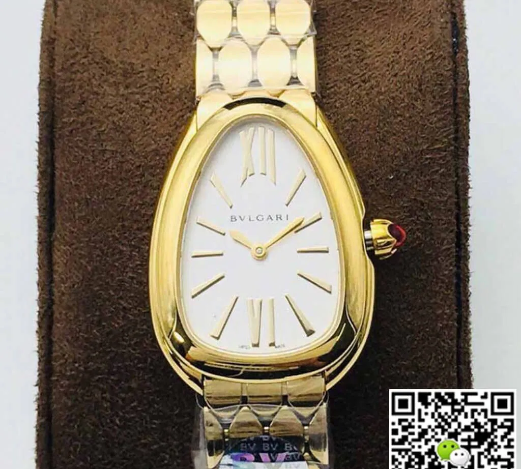 Bvlgari Serpenti BV Factory 1:1 Best Edition Replica Watch Yellow Gold Strap