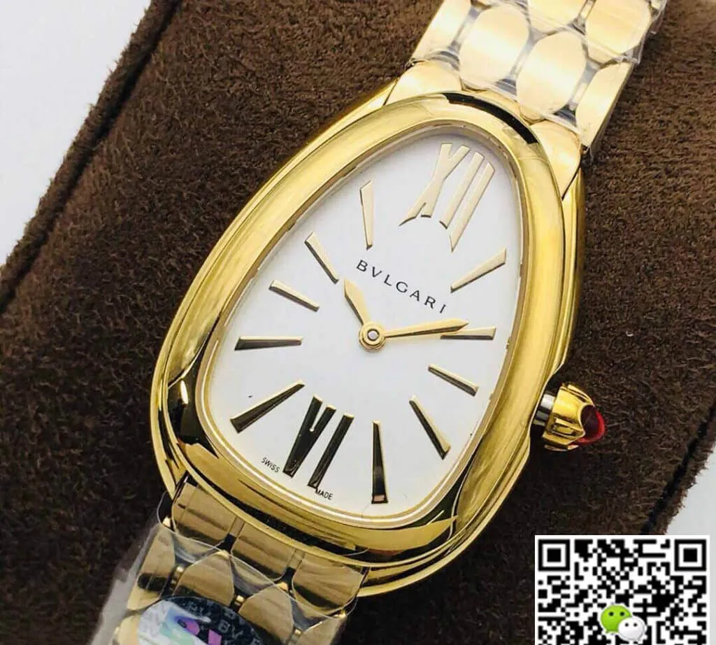 Bvlgari Serpenti BV Factory 1:1 Best Edition Replica Watch Yellow Gold Strap