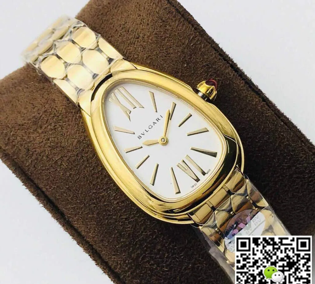 Bvlgari Serpenti BV Factory 1:1 Best Edition Replica Watch Yellow Gold Strap
