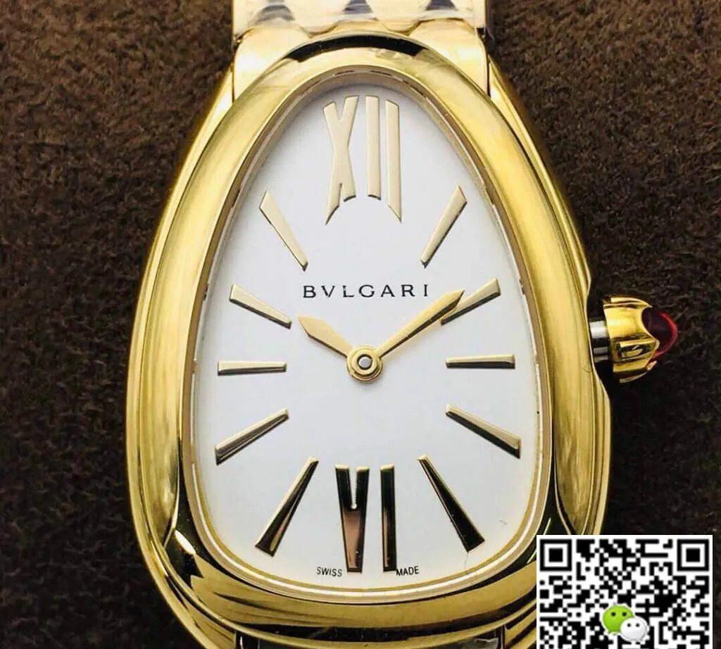 Bvlgari Serpenti BV Factory 1:1 Best Edition Replica Watch Yellow Gold Strap