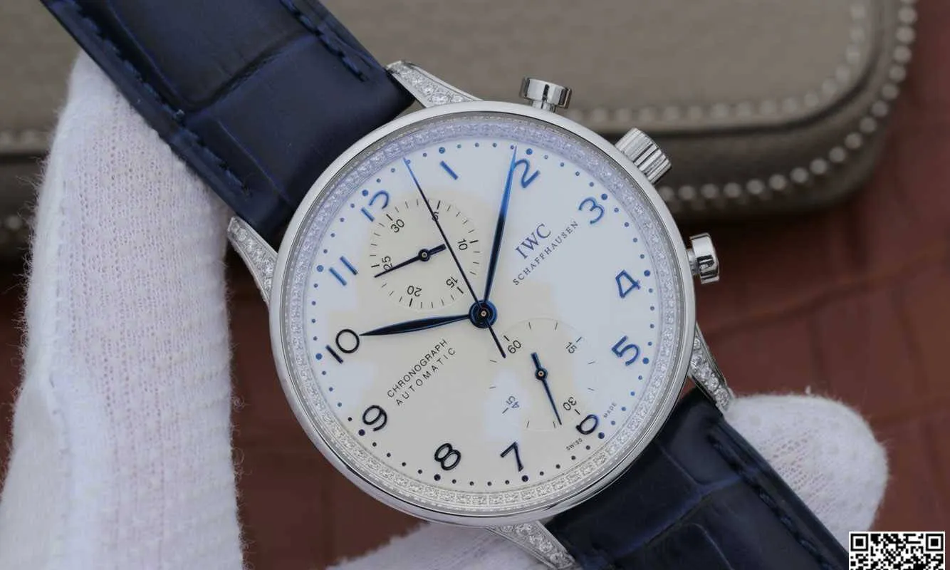IWC Portugieser IW371440 ZF Factory 1:1 Best Edition Replica Watch V2 Leather Strap