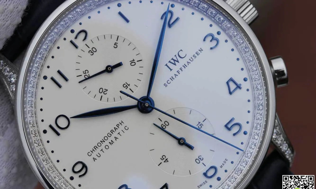 IWC Portugieser IW371440 ZF Factory 1:1 Best Edition Replica Watch V2 Leather Strap