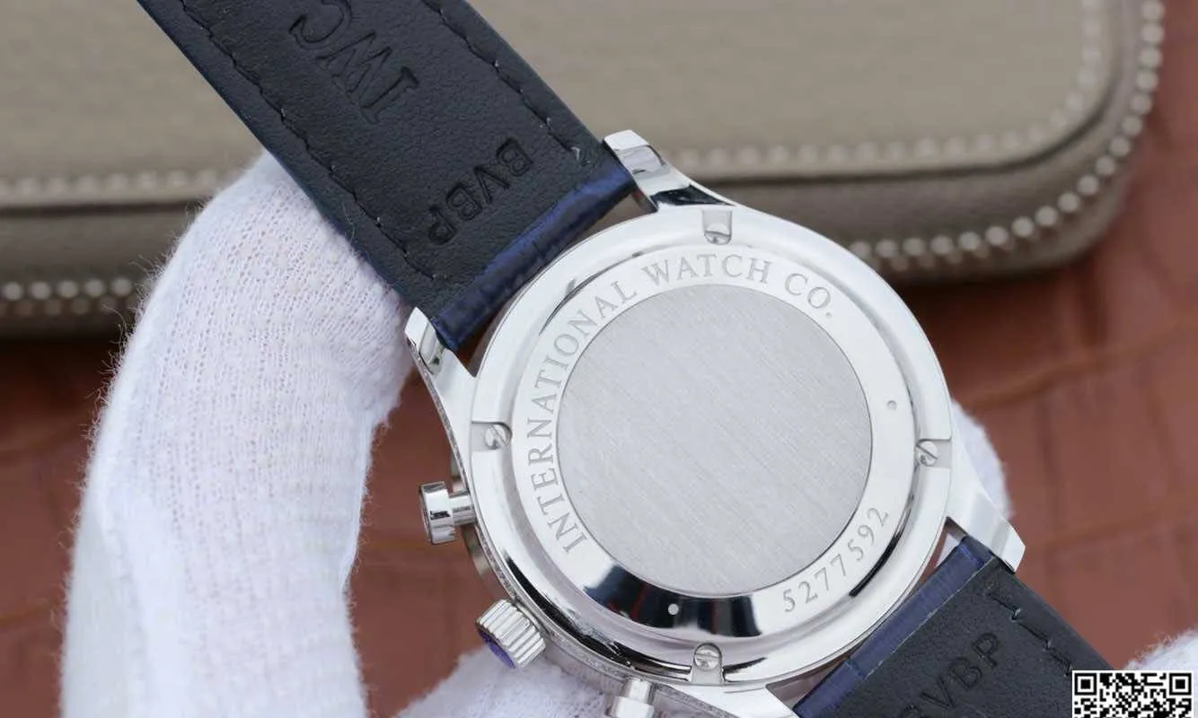 IWC Portugieser IW371440 ZF Factory 1:1 Best Edition Replica Watch V2 Leather Strap