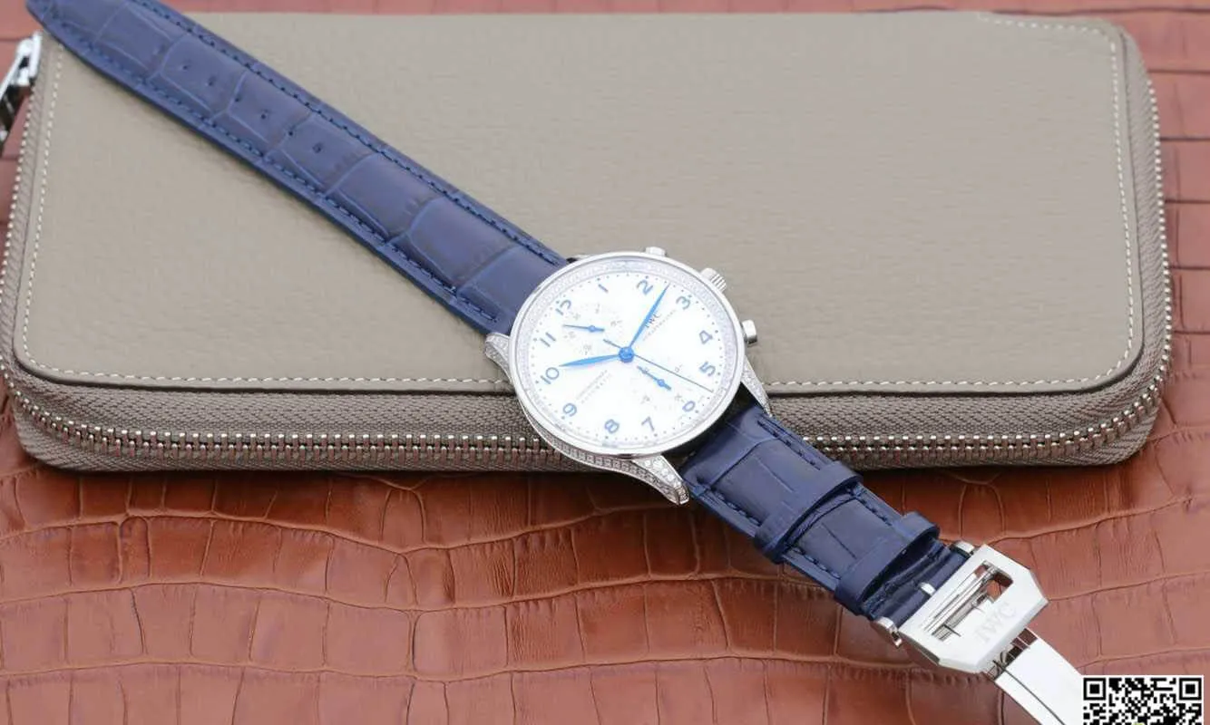 IWC Portugieser IW371440 ZF Factory 1:1 Best Edition Replica Watch V2 Leather Strap