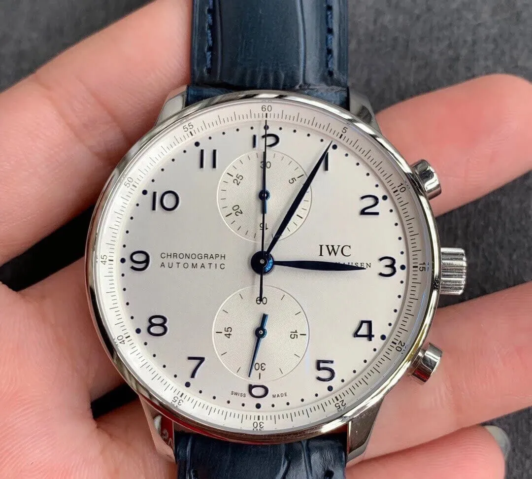 IWC Portugieser IW371446 ZF Factory 1:1 Best Edition Replica Watch V2 Leather Strap