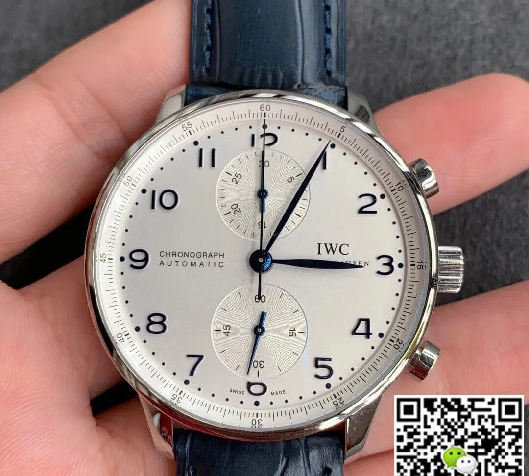 IWC Portugieser IW371446 ZF Factory 1:1 Best Edition Replica Watch V2 Leather Strap
