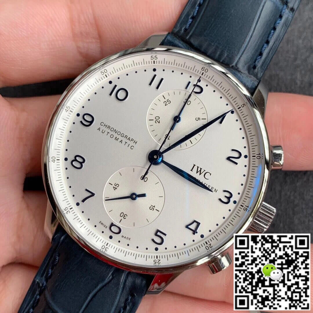 IWC Portugieser IW371446 ZF Factory 1:1 Best Edition Replica Watch V2 Leather Strap