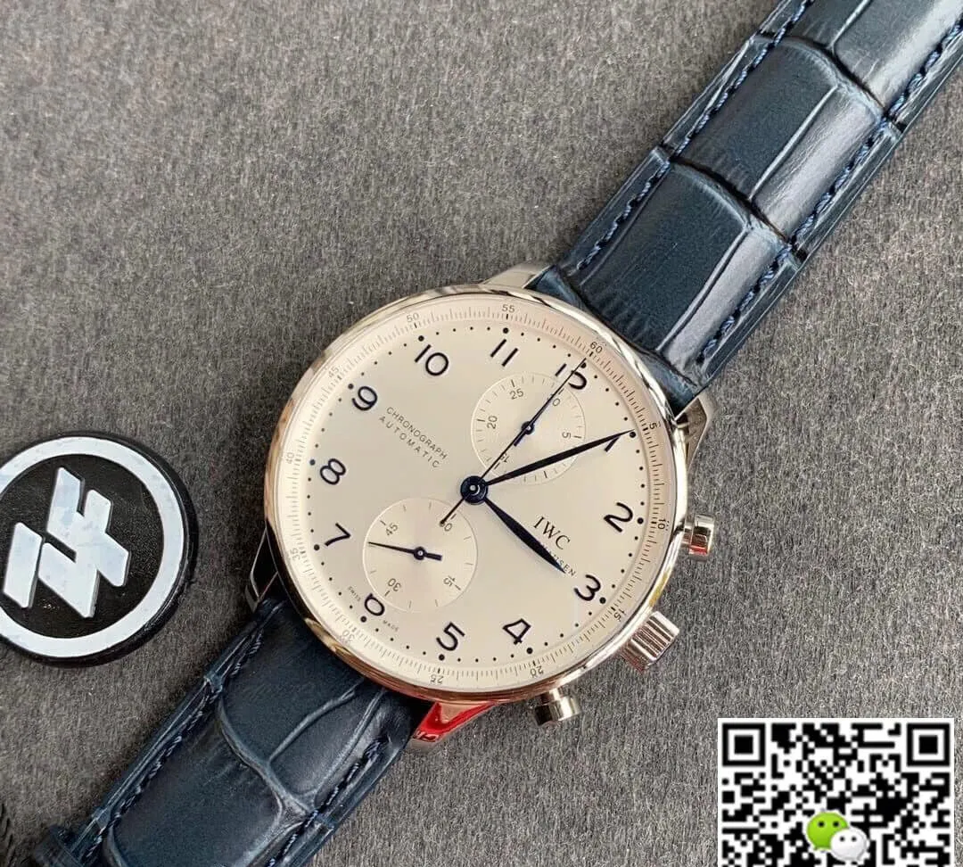 IWC Portugieser IW371446 ZF Factory 1:1 Best Edition Replica Watch V2 Leather Strap
