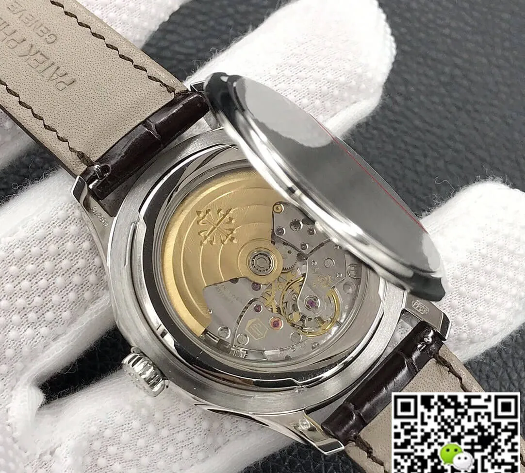 Patek Philippe Calatrava 5227G-001 3K Factory 1:1 Best Edition Replica Watch Brown Leather Strap