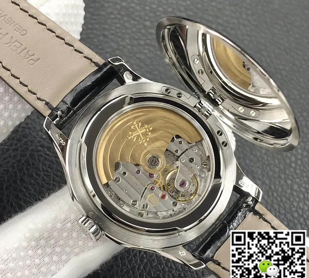 Patek Philippe Calatrava 5227G-010 3K Factory 1:1 Best Edition Replica Watch Black Leather Strap