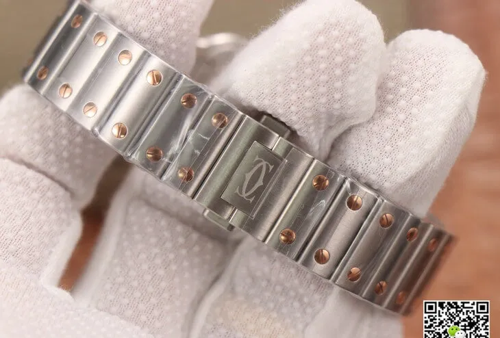 Cartier De Santos W2SA0007 BV Factory 1:1 Best Edition Replica Watch Silver Strap
