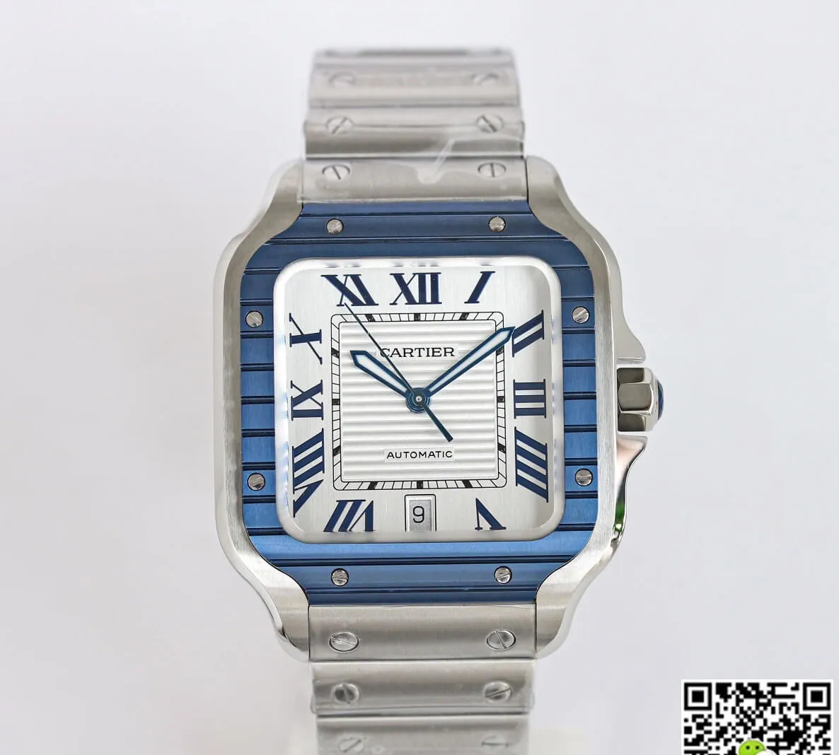 Cartier Santos GF Factory 1:1 Best Edition Replica Watch Stainless Steel