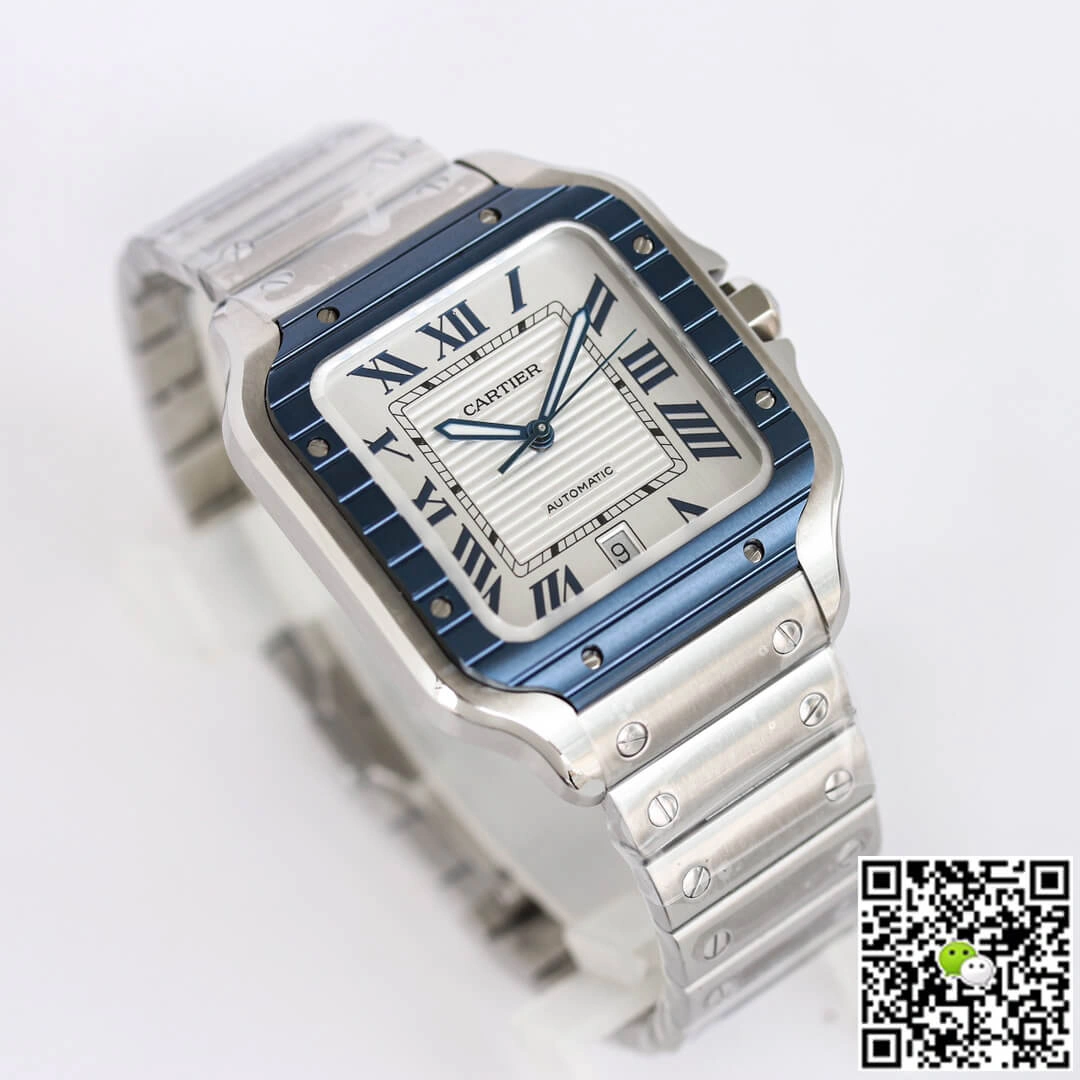 Cartier Santos GF Factory 1:1 Best Edition Replica Watch Stainless Steel
