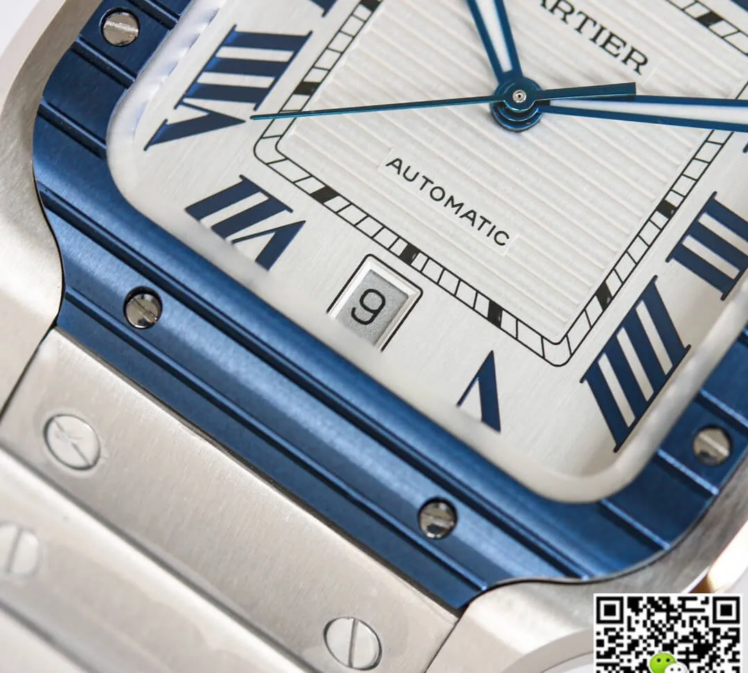 Cartier Santos GF Factory 1:1 Best Edition Replica Watch Stainless Steel