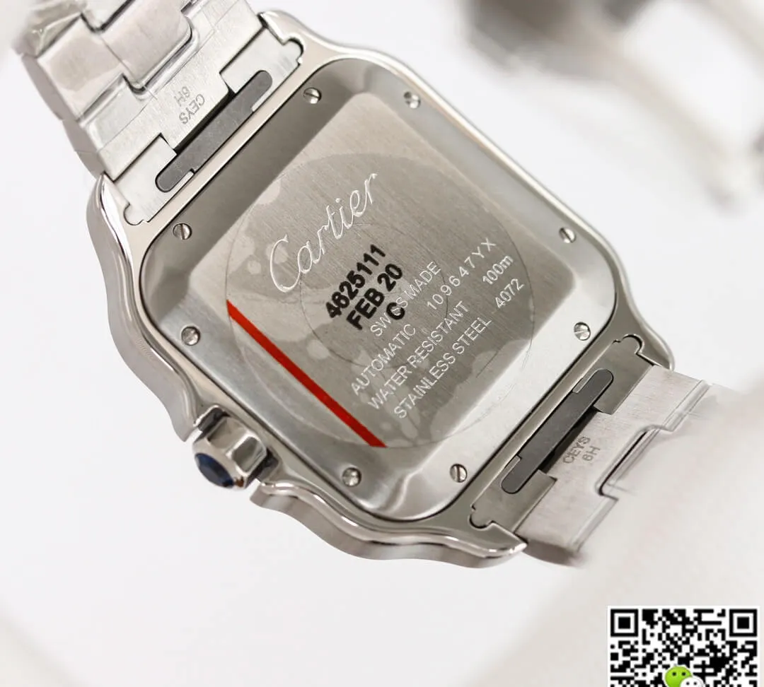 Cartier Santos GF Factory 1:1 Best Edition Replica Watch Stainless Steel