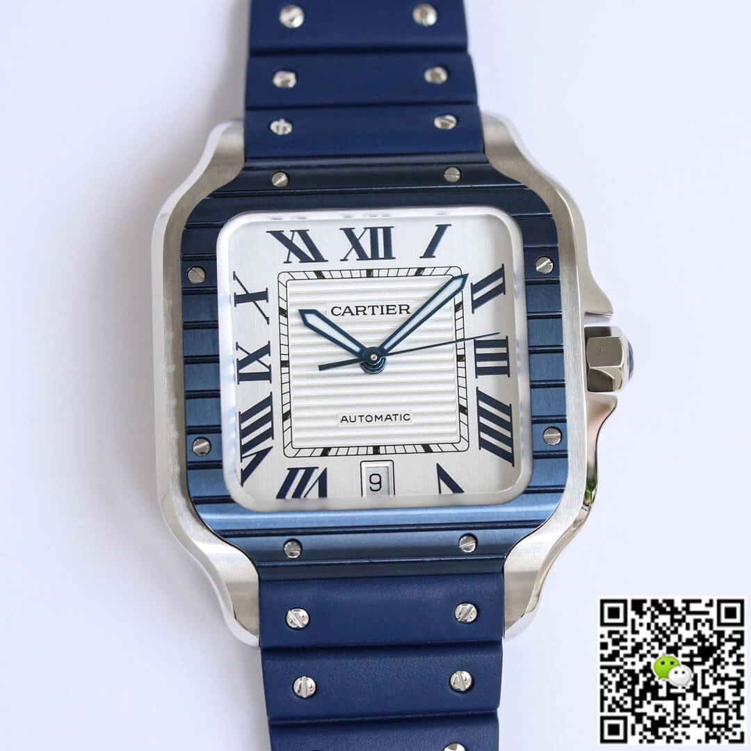 Cartier Santos GF Factory 1:1 Best Edition Replica Watch White Dial