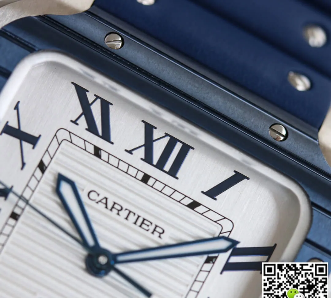 Cartier Santos GF Factory 1:1 Best Edition Replica Watch White Dial