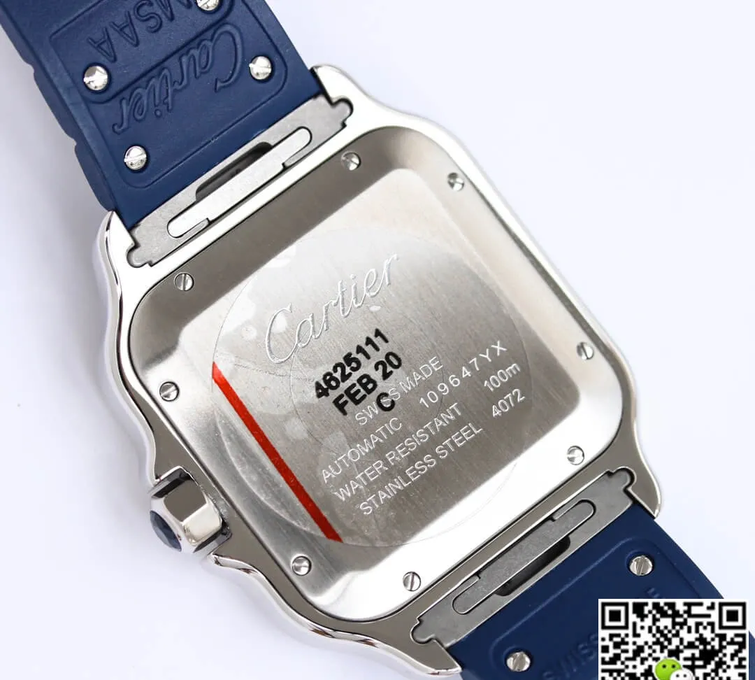 Cartier Santos GF Factory 1:1 Best Edition Replica Watch White Dial