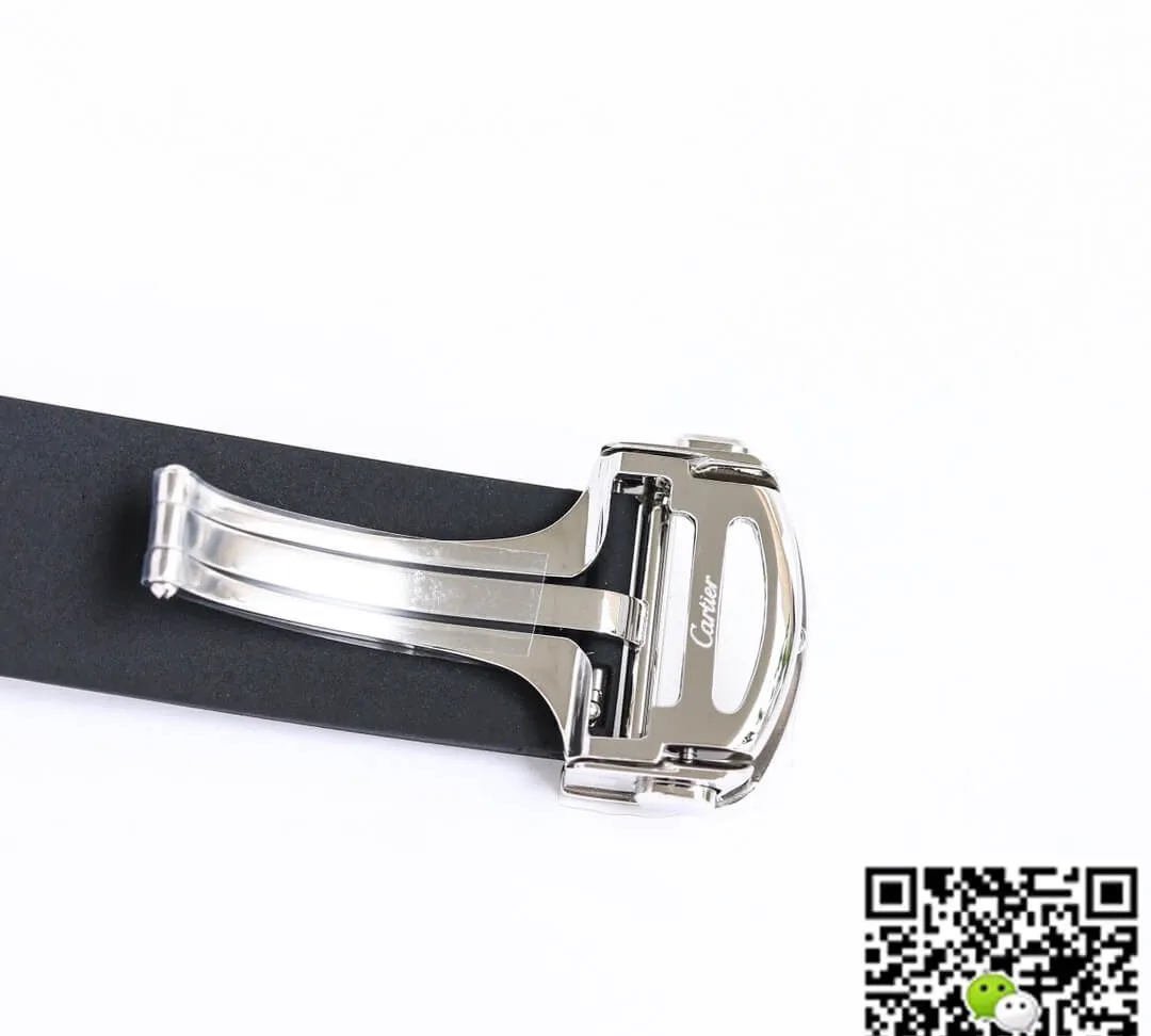 Cartier Santos W2SA0009 GF Factory 1:1 Best Edition Replica Watch V2 Rubber Strap