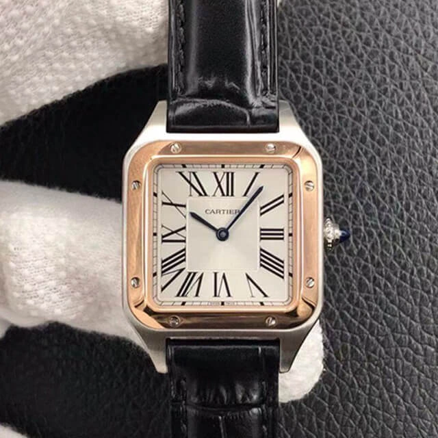 Cartier Santos W2SA0012 Ladies 1:1 Best Edition Replica Watch Cowhide Strap