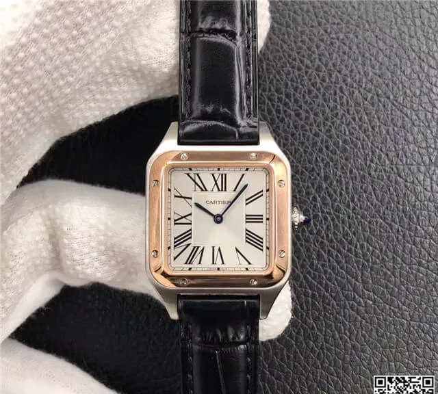Cartier Santos W2SA0012 Ladies 1:1 Best Edition Replica Watch Cowhide Strap