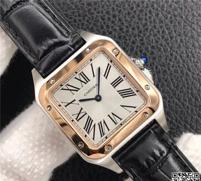 Cartier Santos W2SA0012 Ladies 1:1 Best Edition Replica Watch Cowhide Strap