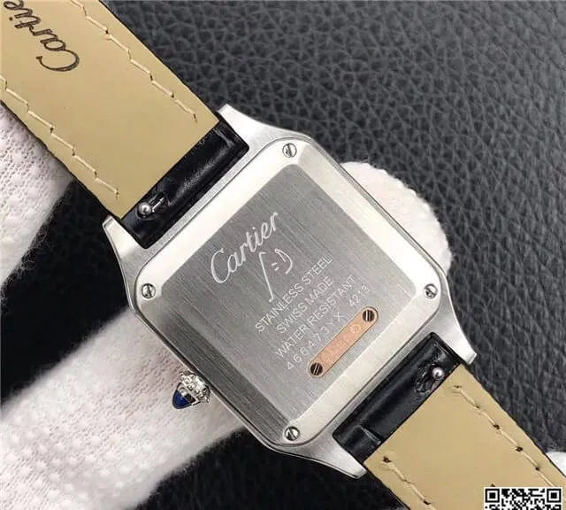 Cartier Santos W2SA0012 Ladies 1:1 Best Edition Replica Watch Cowhide Strap