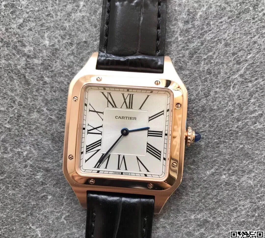 Cartier Santos WGSA0021 Men Watches 1:1 Best Edition Replica Watch Leather Strap