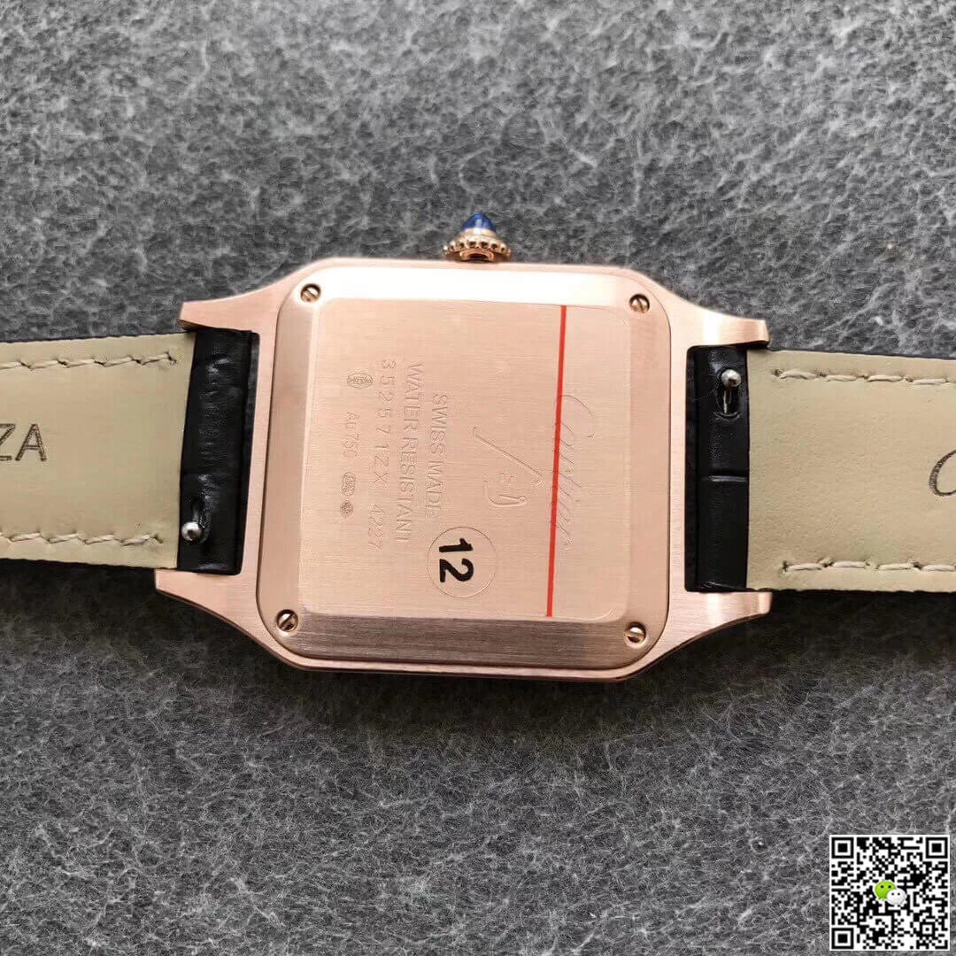 Cartier Santos WGSA0021 Men Watches 1:1 Best Edition Replica Watch Leather Strap