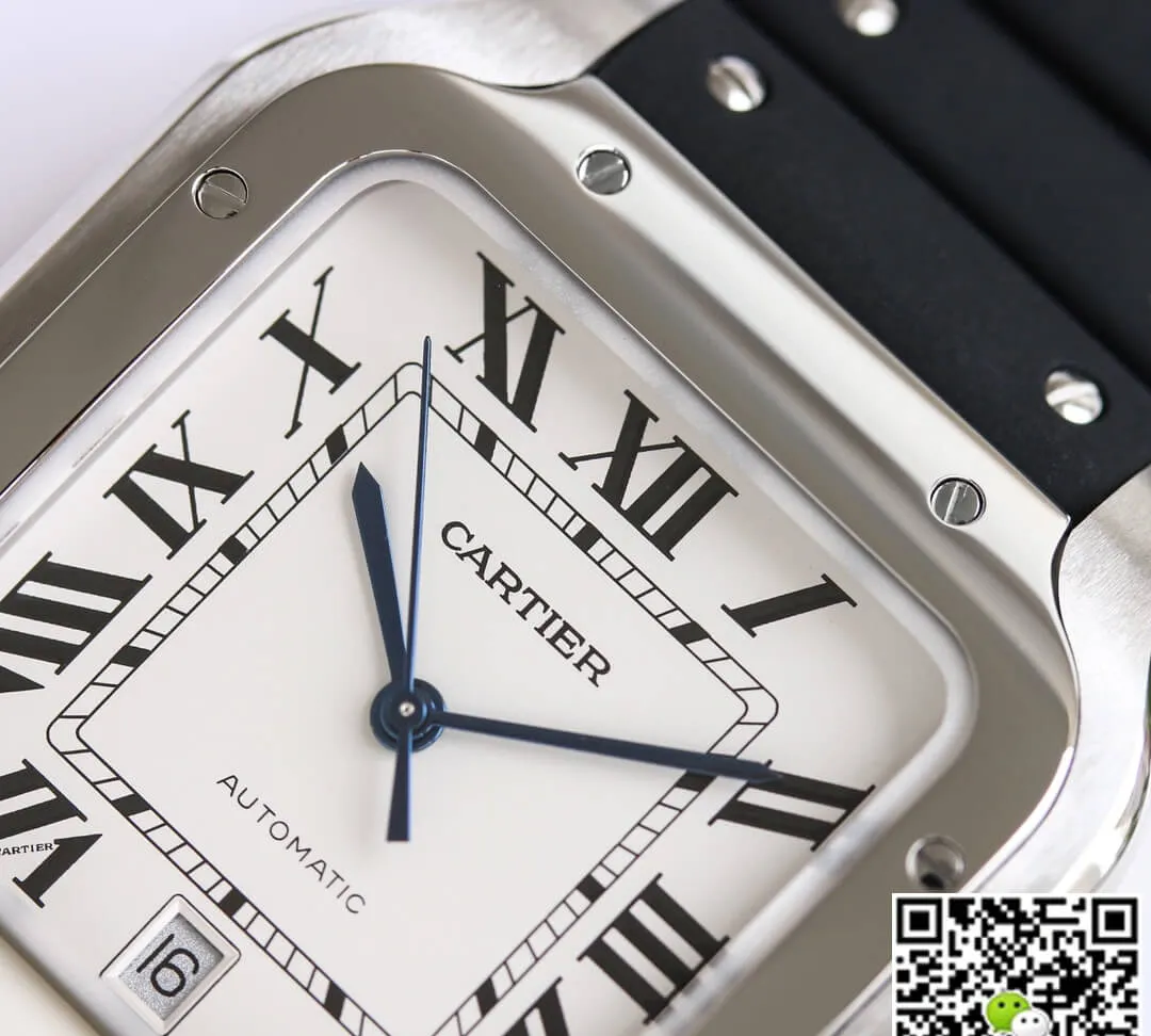 Cartier Santos WSSA0018 GF Factory 1:1 Best Edition Replica Watch V2 White Dial