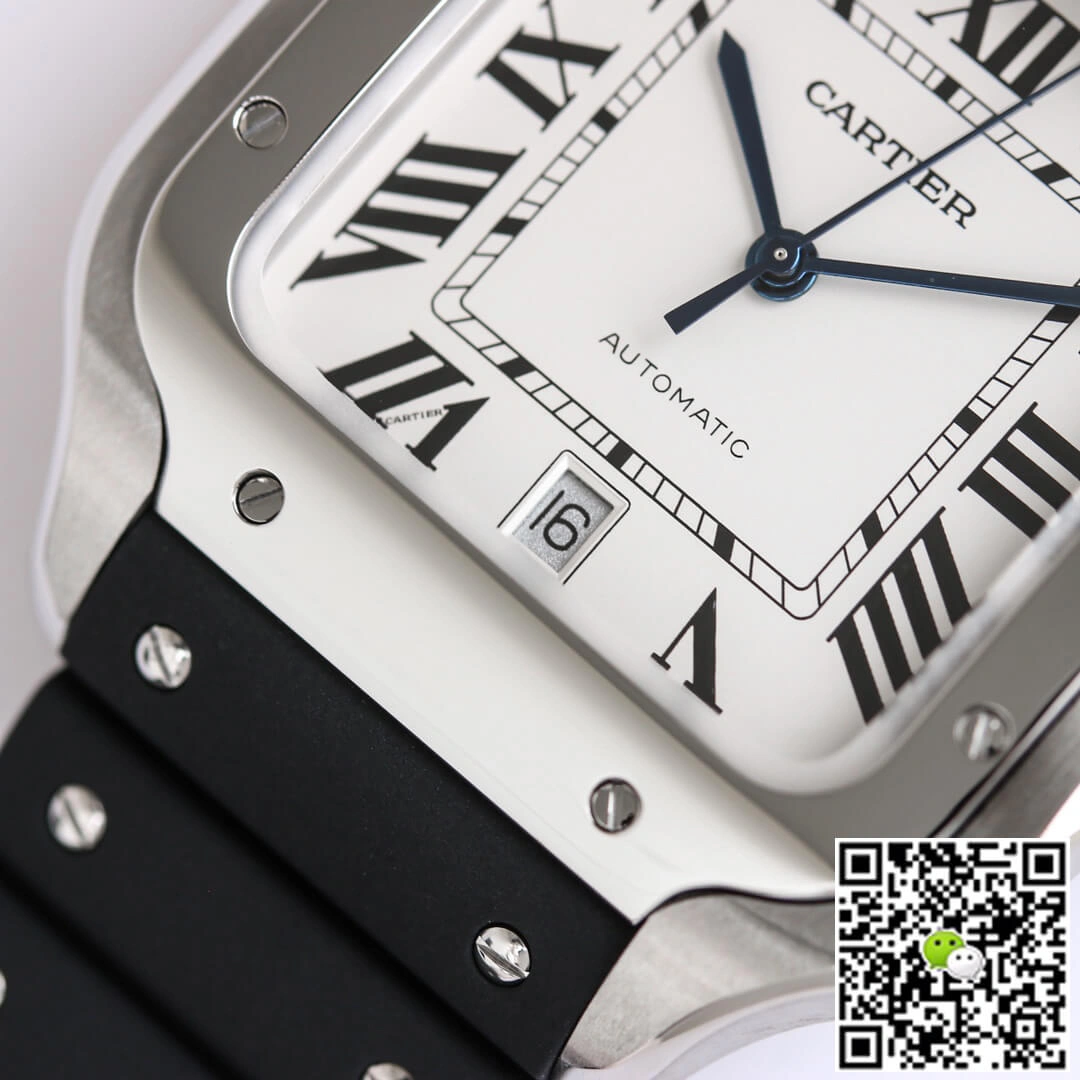 Cartier Santos WSSA0018 GF Factory 1:1 Best Edition Replica Watch V2 White Dial