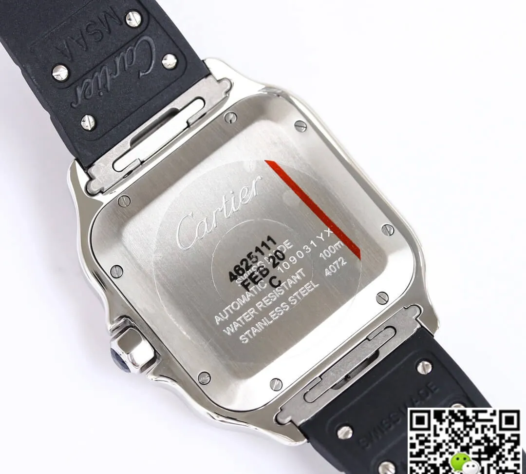 Cartier Santos WSSA0018 GF Factory 1:1 Best Edition Replica Watch V2 White Dial